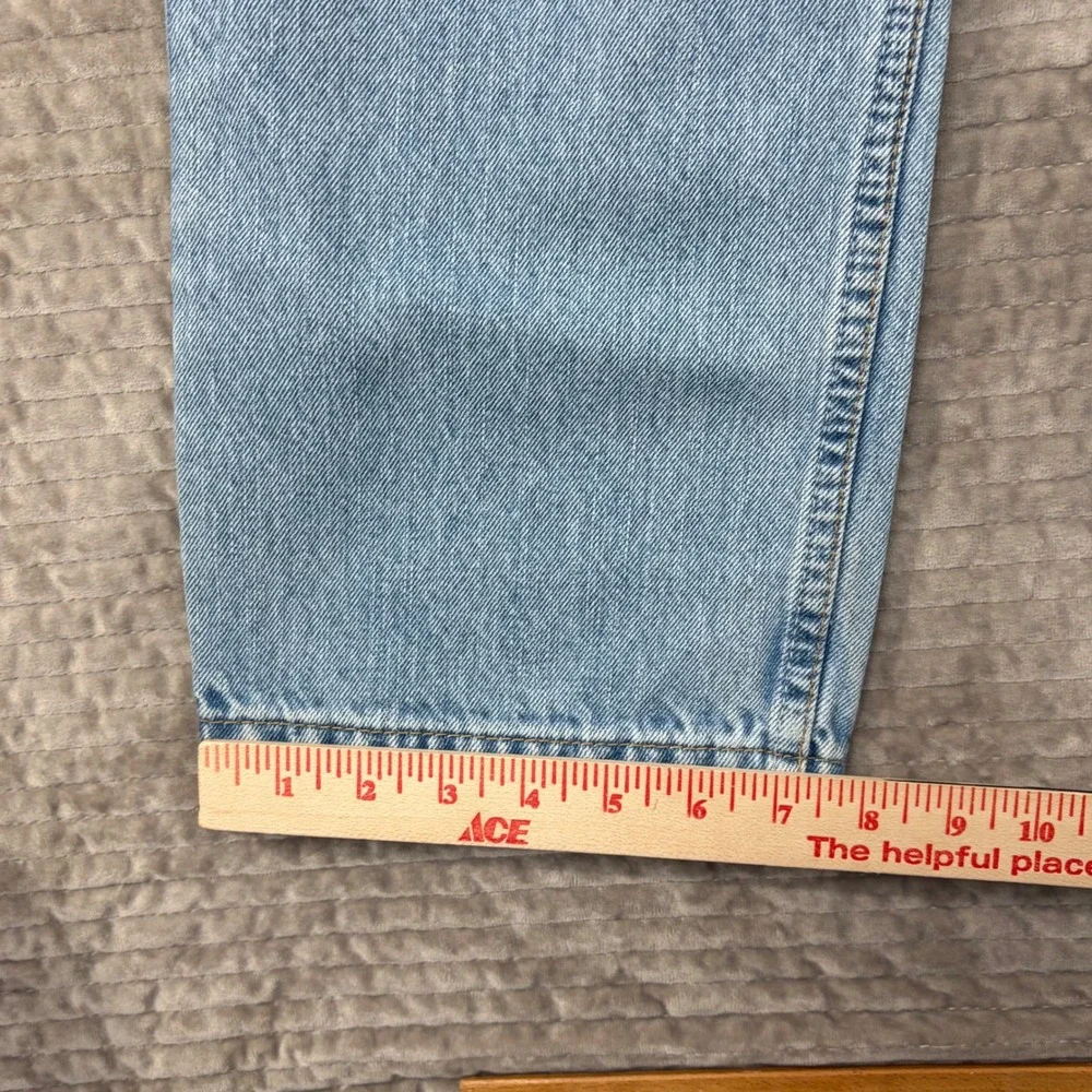 Levis 505 Regular Fit Jeans 32x30 Light Wash Blue Straight Leg Denim 005054834‎